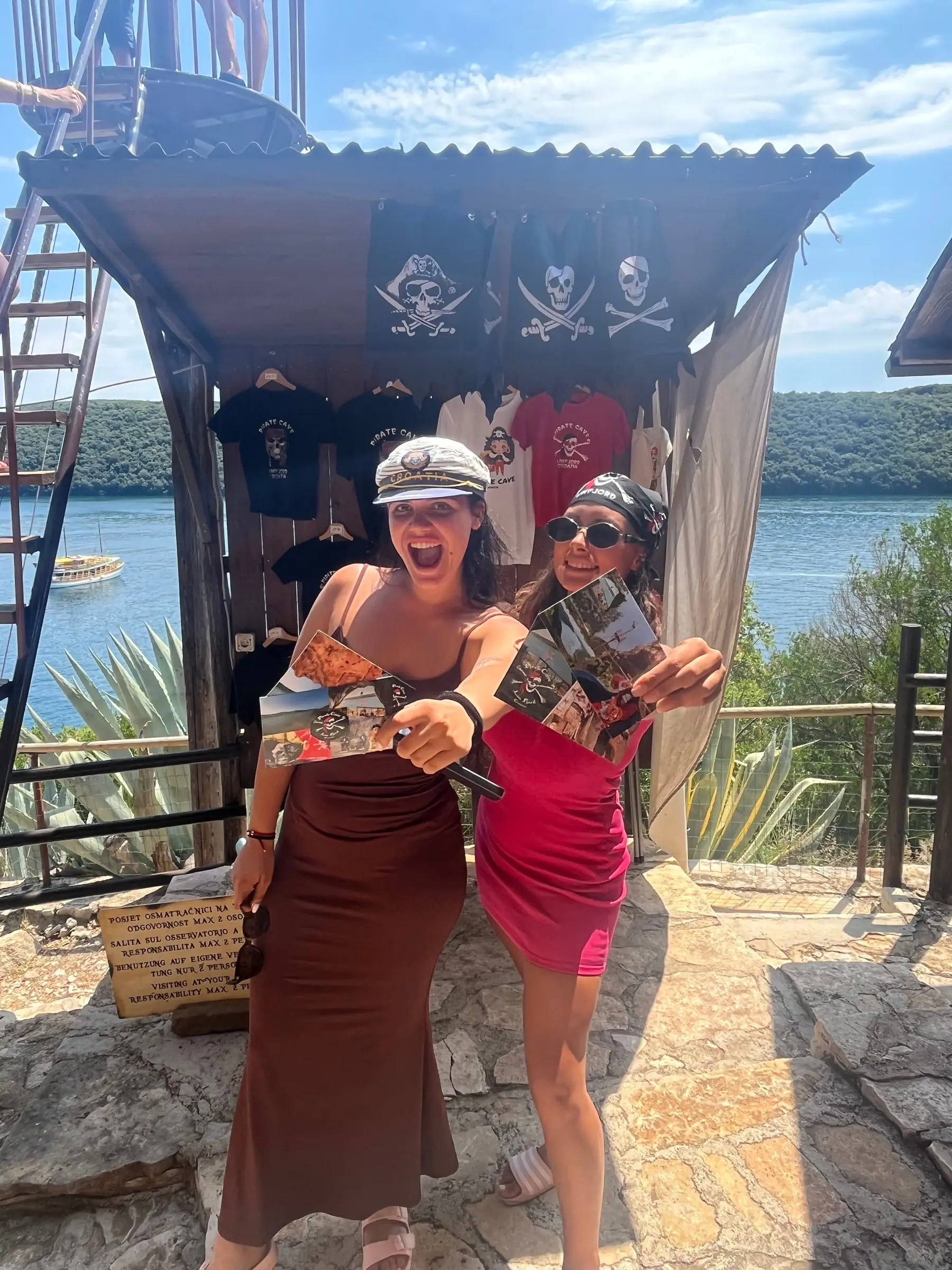 Guests enjoying the Pirate Cave on the Lim Fjord